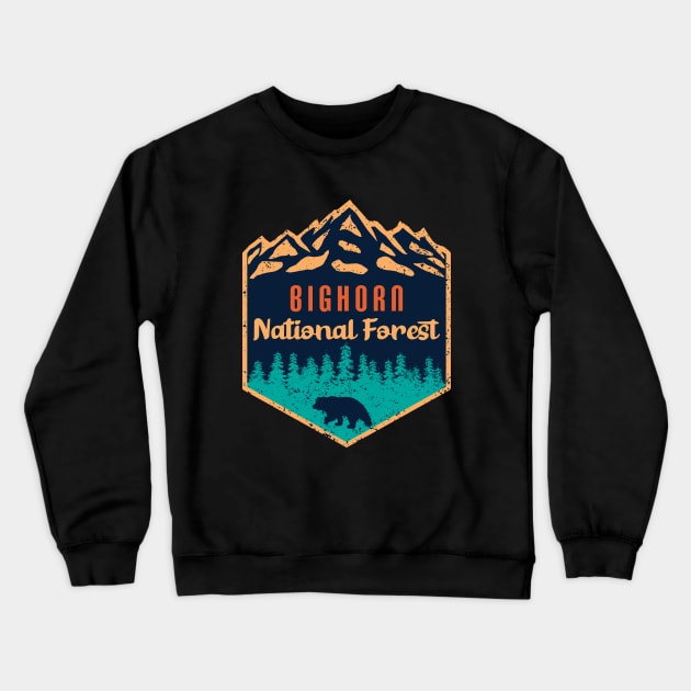 Bighorn national forest Crewneck Sweatshirt by Tonibhardwaj